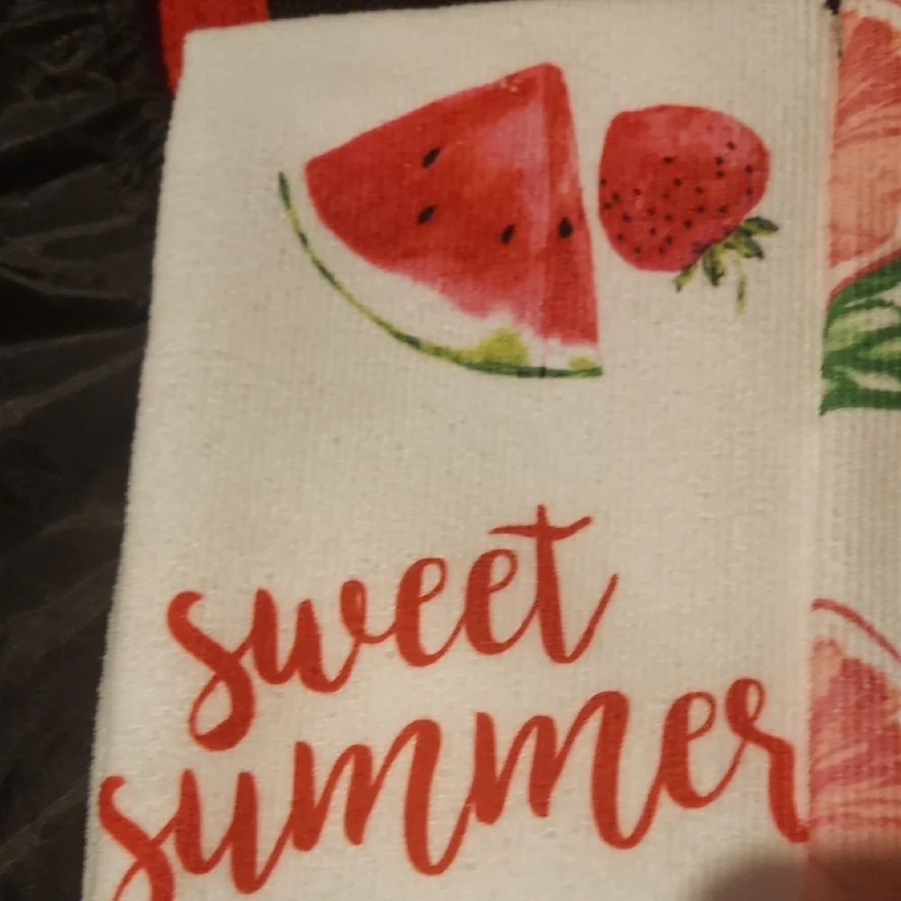 Set Of 3 Summer Kitchen Towels - Picture 3 of 5
